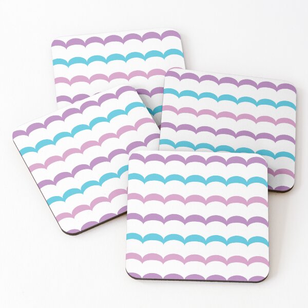 Item preview, Wavy Stripes Print 1 - Magical Popworld White designed and sold by Daniel Bevis Design.