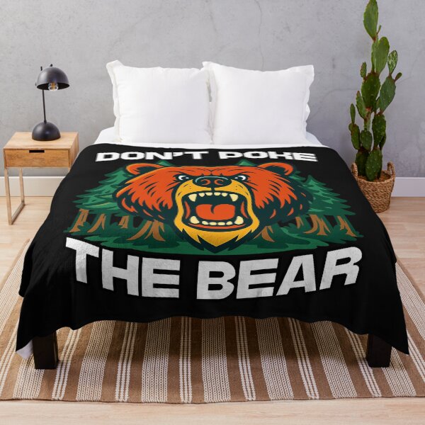 Item preview, Don't Poke The Bear Retro Forest designed and sold by Belarte.shop.