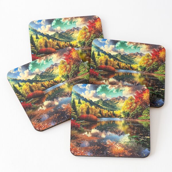 Item preview, The Lake of Golden Autumn designed and sold by PixelParadies.