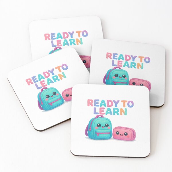 Item preview, Kawaii Ready to Learn Backpack and Pencil Case - Design for Kids designed and sold by Liv Solara.