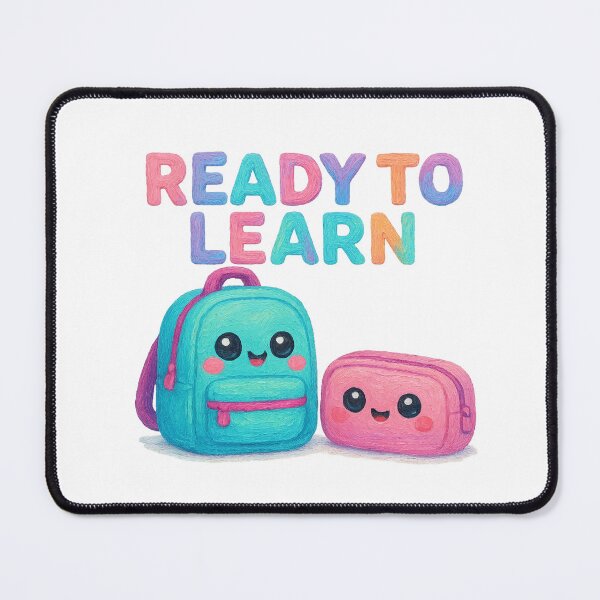 Item preview, Kawaii Ready to Learn Backpack and Pencil Case - Design for Kids designed and sold by Liv Solara.