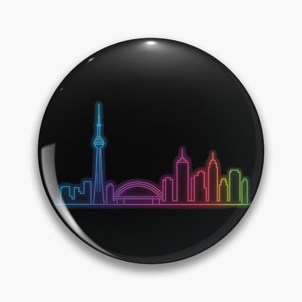 Item preview, Toronto City Skyline – Minimalist Neon Travel Souvenir Design designed and sold by Paper Drip.