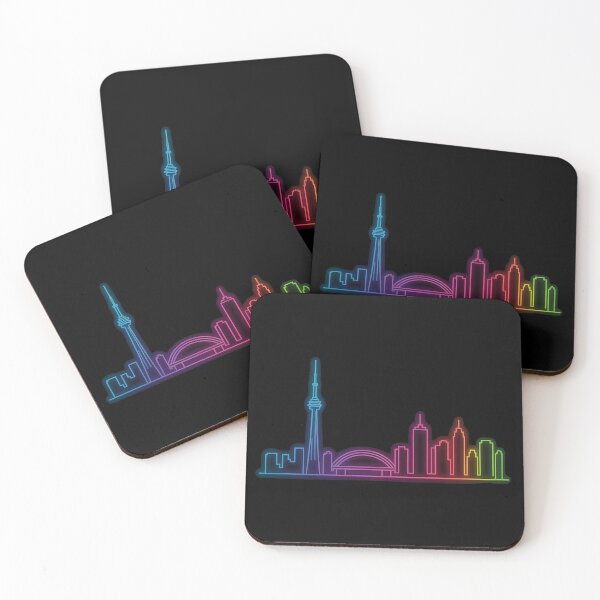 Item preview, Toronto City Skyline – Minimalist Neon Travel Souvenir Design designed and sold by Paper Drip.