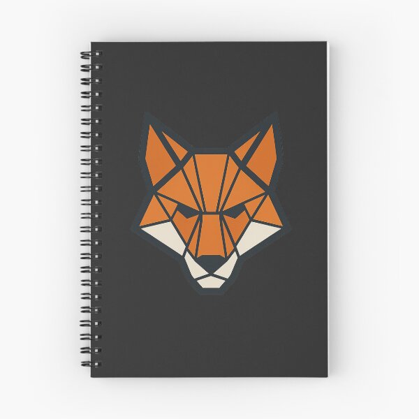 Item preview, Geometric Fox Head – Low Poly Symmetrical Design designed and sold by Bratak.