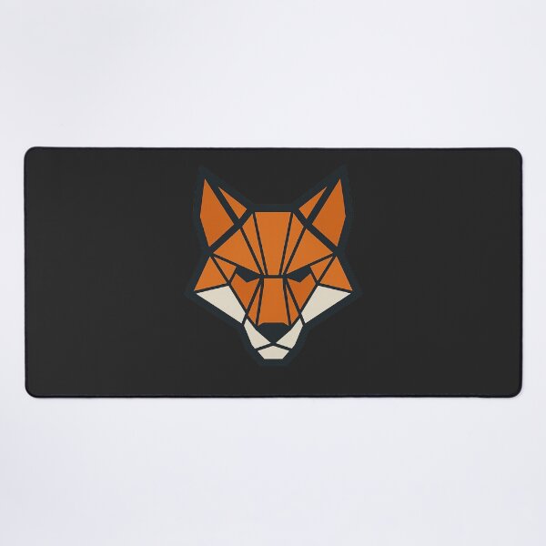 Item preview, Geometric Fox Head – Low Poly Symmetrical Design designed and sold by Bratak.