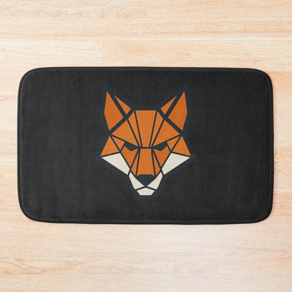 Item preview, Geometric Fox Head – Low Poly Symmetrical Design designed and sold by Bratak.