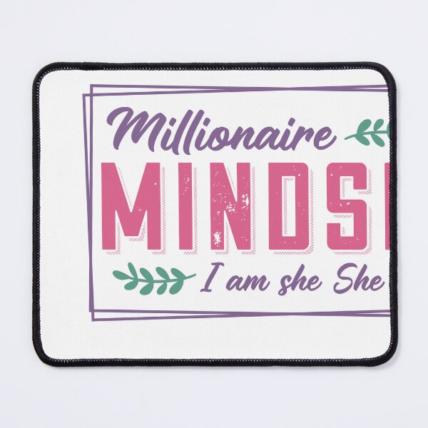 Item preview, Millionaire Mindset designed and sold by artcultreone.