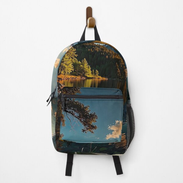 Item preview, Morning mood at the mountain lake designed and sold by PixelParadies.