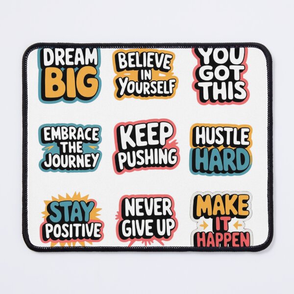 Item preview, Vibrant Motivational Affirmations Quotes designed and sold by Bela Mehta.