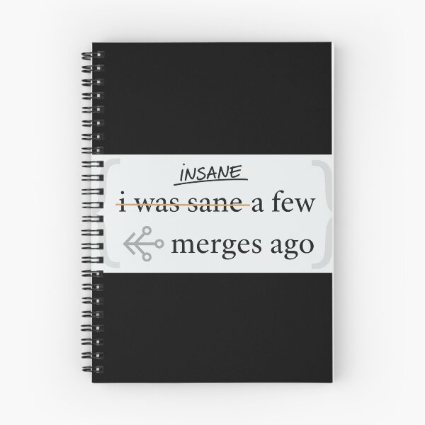 Item preview, I Was Sane A Few Merges Ago designed and sold by KunoKR.
