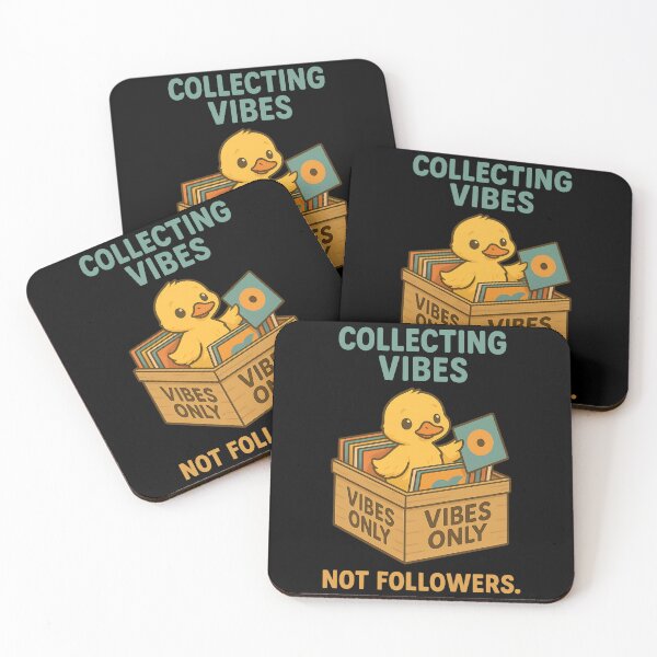 Item preview, Collecting Vibes Not Followers Cute Vinyl Duckling Design designed and sold by TeeTimeTreasure.