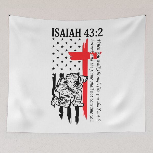 Item preview, firefighter bible verse designed and sold by MYpngShop.
