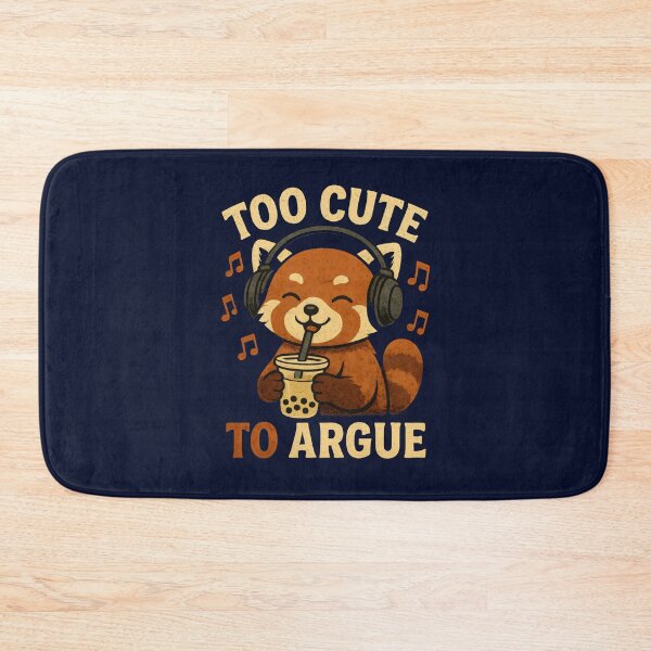 Item preview, Funny Red Panda: Too Cute To Argue- International Day of Peace designed and sold by DemureArtsy.