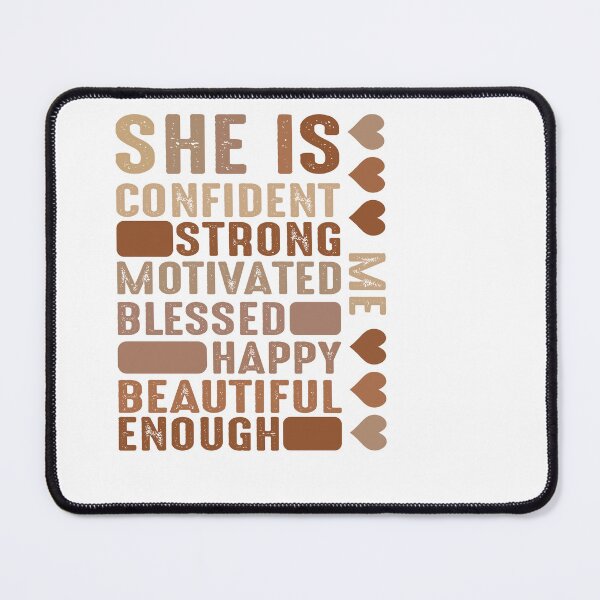 Item preview, She Is Confident Strong Motivational designed and sold by artcultreone.