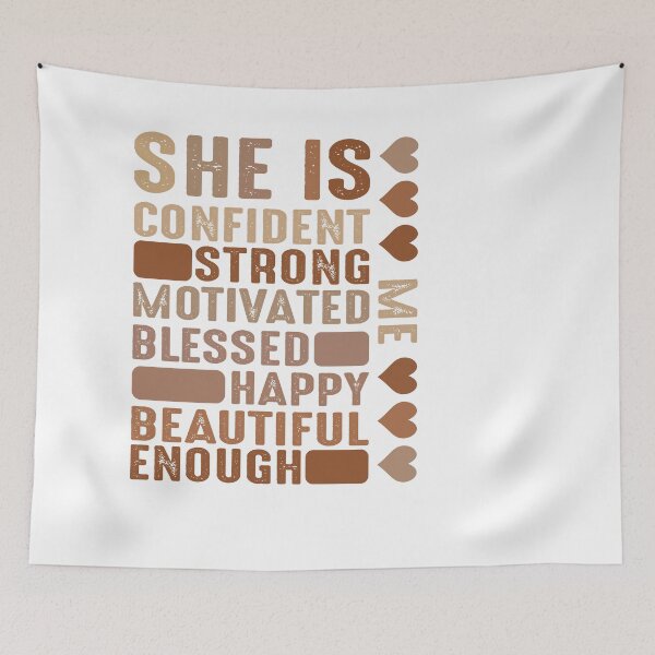 Item preview, Ella es segura, fuerte y motivada. designed and sold by artcultreone.