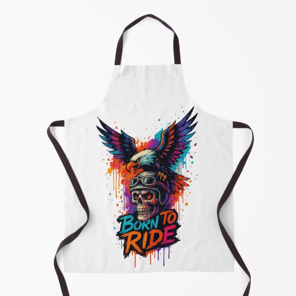 Item preview, Graffiti Skull Eagle – Born to Ride designed and sold by Maggrafi.