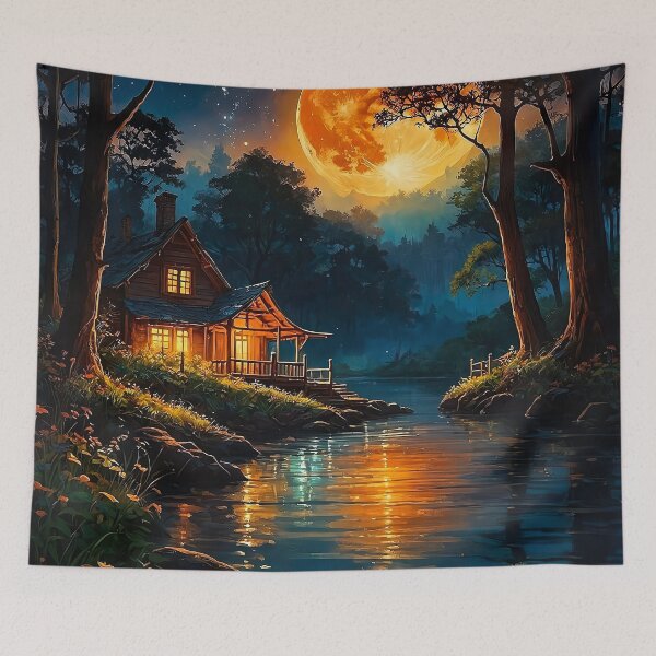 Item preview, The Guardian of the Golden Moon designed and sold by PixelParadies.