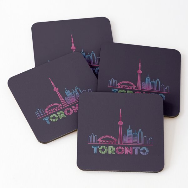Item preview, Toronto City Skyline – Minimalist Neon Travel Souvenir Design designed and sold by Paper Drip.