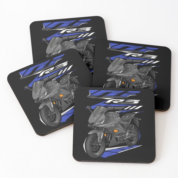 Item preview, Yamaha YZF-R3 2020-2021 (Midnight Black) for Motorcycle Riders designed and sold by MotoApparelHub.