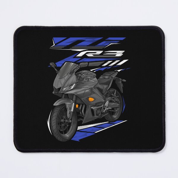 Item preview, Yamaha YZF-R3 2020-2021 (Midnight Black) for Motorcycle Riders designed and sold by MotoApparelHub.