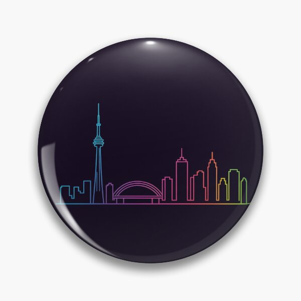 Item preview, Toronto City Skyline – Minimalist Neon Travel Souvenir Design designed and sold by Paper Drip.