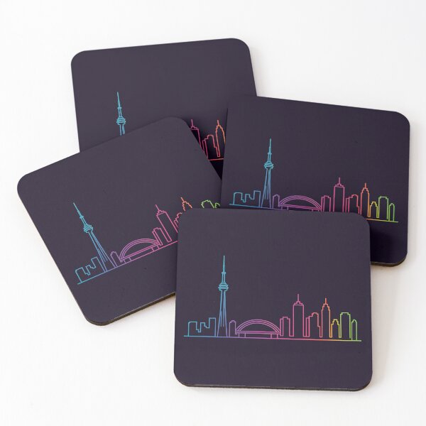 Item preview, Toronto City Skyline – Minimalist Neon Travel Souvenir Design designed and sold by Paper Drip.