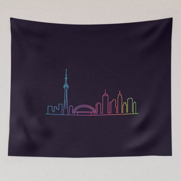 Item preview, Toronto City Skyline – Minimalist Neon Travel Souvenir Design designed and sold by Paper Drip.