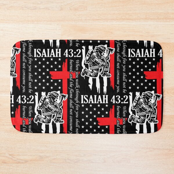 Item preview, firefighter bible verse white designed and sold by MYpngShop.