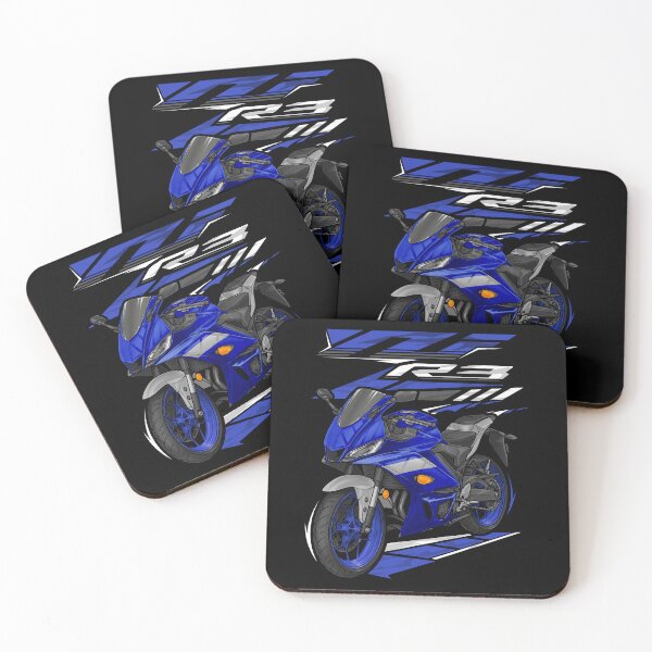 Item preview, Yamaha YZF-R3 2020-2021 (Team Yamaha Blue) for Motorcycle Riders designed and sold by MotoApparelHub.