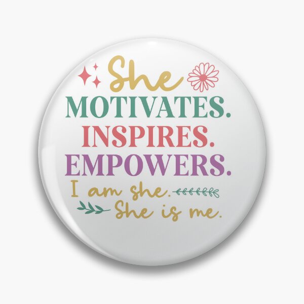 Item preview, She Motivates Inspires Empowers designed and sold by artcultreone.