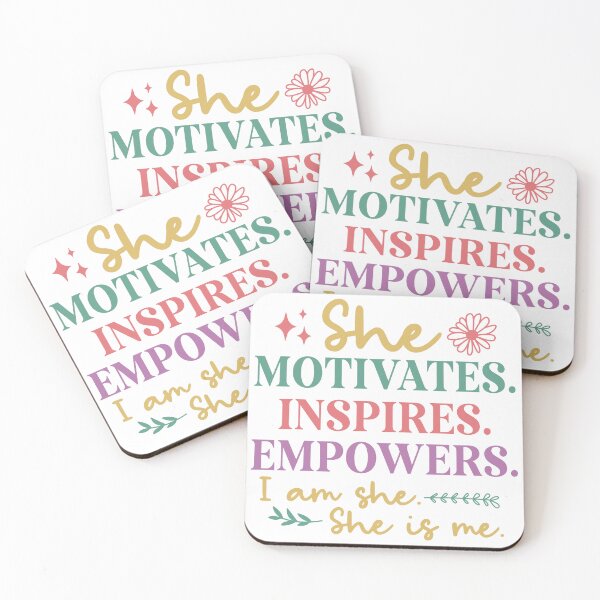 Item preview, She Motivates Inspires Empowers designed and sold by artcultreone.