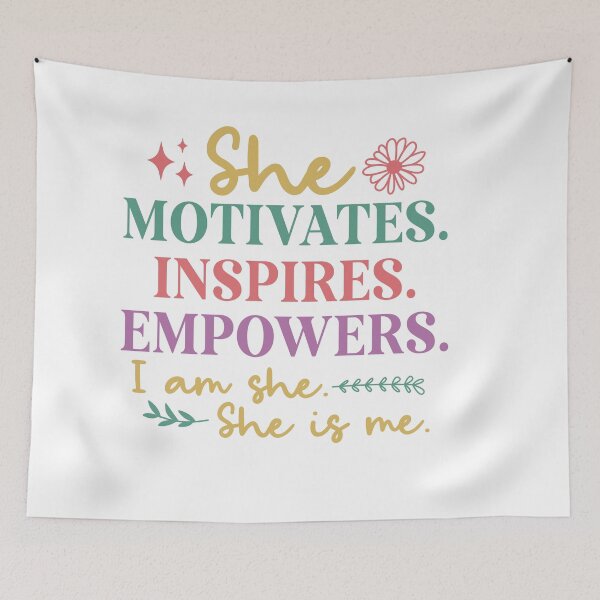 Item preview, She Motivates Inspires Empowers designed and sold by artcultreone.