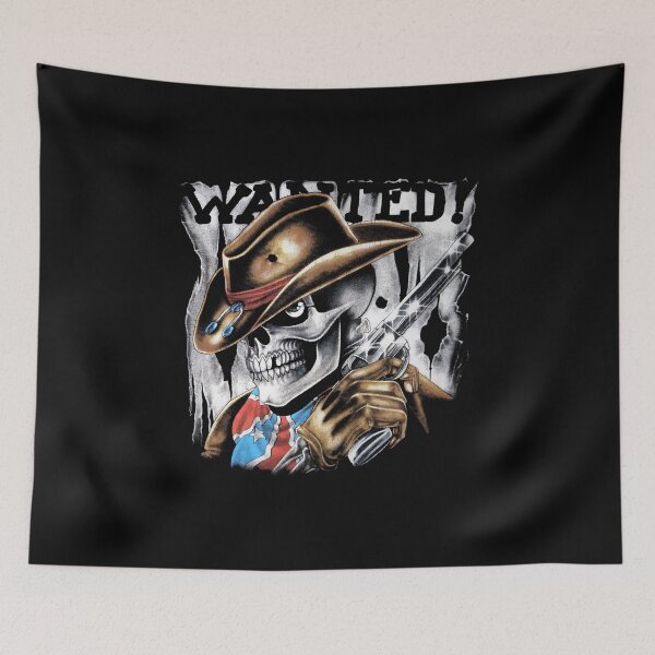 Item preview, Skeleton Cowboy Gunslinger - Vintage Just Brass Inc. Vibe - Scared To The Bone 3D Style designed and sold by VintageBazaar.