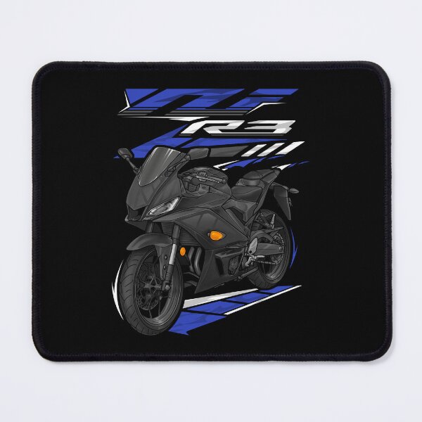Item preview, Yamaha YZF-R3 2022-2023 (Midnight Black) for Motorcycle Riders designed and sold by MotoApparelHub.