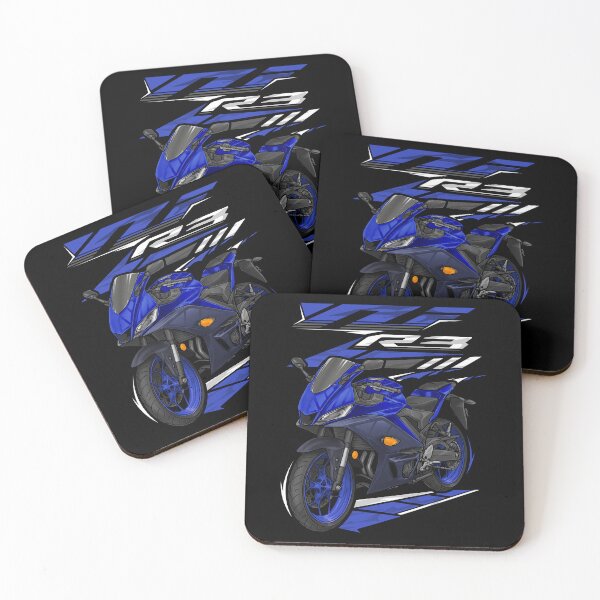 Item preview, Yamaha YZF-R3 2022-2023 (Team Yamaha Blue) for Motorcycle Riders designed and sold by MotoApparelHub.