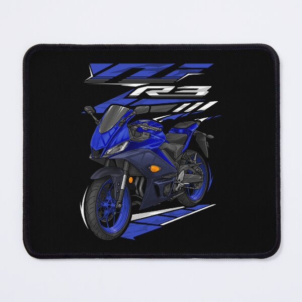 Item preview, Yamaha YZF-R3 2022-2023 (Team Yamaha Blue) for Motorcycle Riders designed and sold by MotoApparelHub.