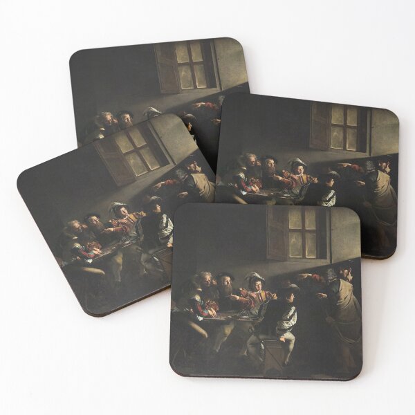 Item preview, The Calling of St. Matthew (Caravaggio, 1600) designed and sold by Art Outlaws.