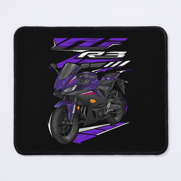 Item preview, Yamaha YZF-R3 2023 (Phantom Purple) for Motorcycle Riders designed and sold by MotoApparelHub.