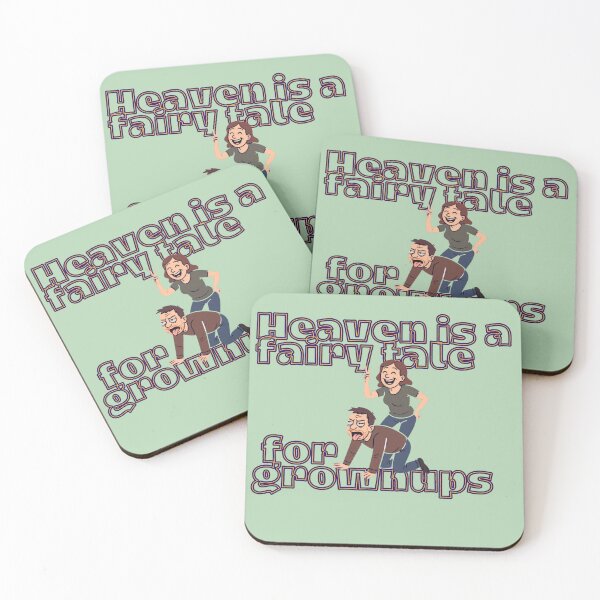Item preview, Heaven Is a Fairytale for Grownups – Dark Humor Atheist Quote Design designed and sold by Zachlogic.
