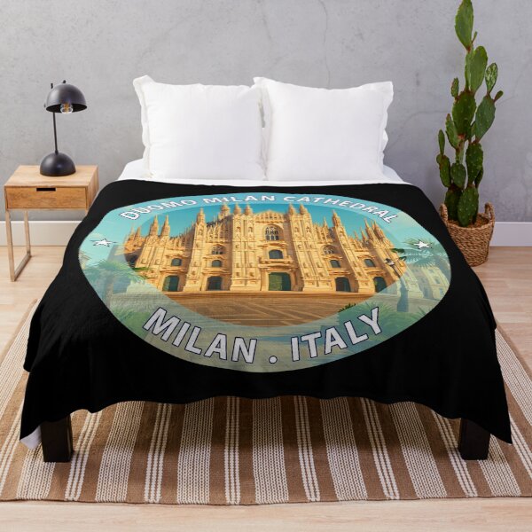 Item preview, Milan Cathedral Duomo di Milano Italy - Iconic Landmark Travel vacation destination souvenir art stamp designed and sold by inkNext.