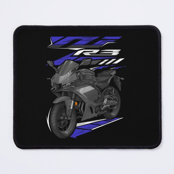 Item preview, Yamaha YZF-R3 2025 (Matte Stealth Black) for Motorcycle Riders designed and sold by MotoApparelHub.
