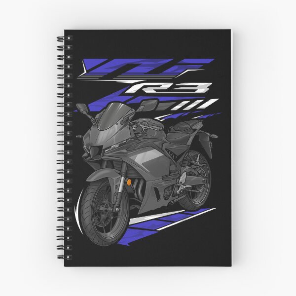 Item preview, Yamaha YZF-R3 2025 (Matte Stealth Black) for Motorcycle Riders designed and sold by MotoApparelHub.