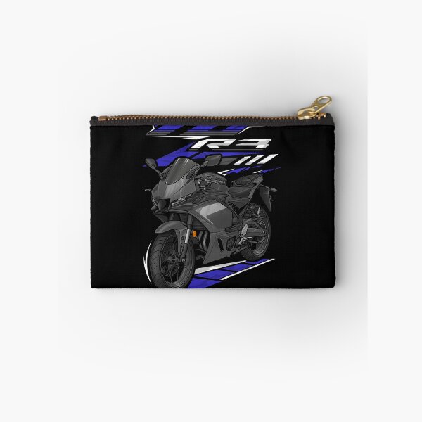 Item preview, Yamaha YZF-R3 2025 (Matte Stealth Black) for Motorcycle Riders designed and sold by MotoApparelHub.