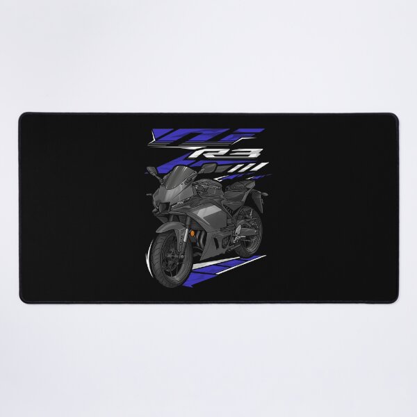 Item preview, Yamaha YZF-R3 2025 (Matte Stealth Black) for Motorcycle Riders designed and sold by MotoApparelHub.