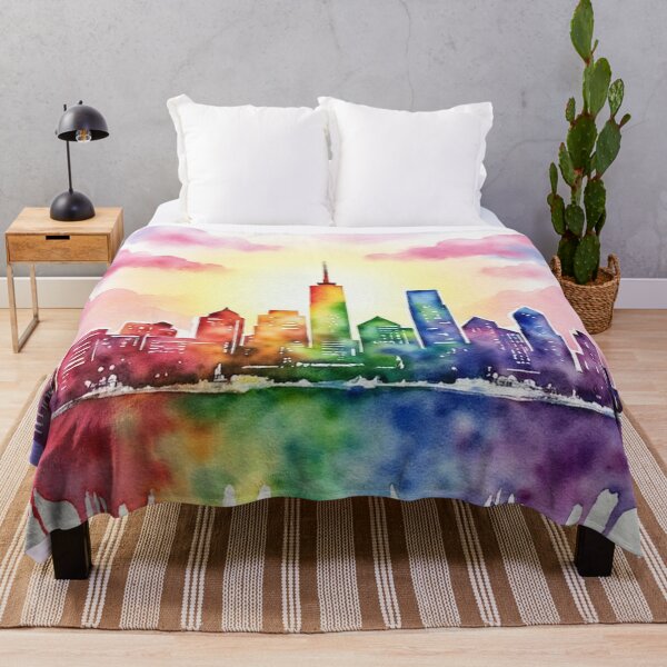 Item preview, Rainbow City Skyline designed and sold by Mary Spencer.
