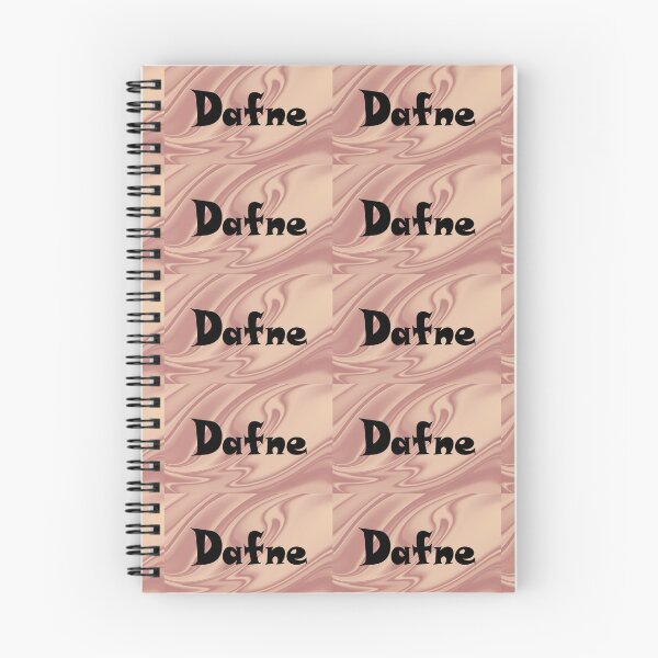 Item preview, Dafne Name Design - Cute Font, Minimalist, with Black Lettering :) designed and sold by Myriel-Myriel.