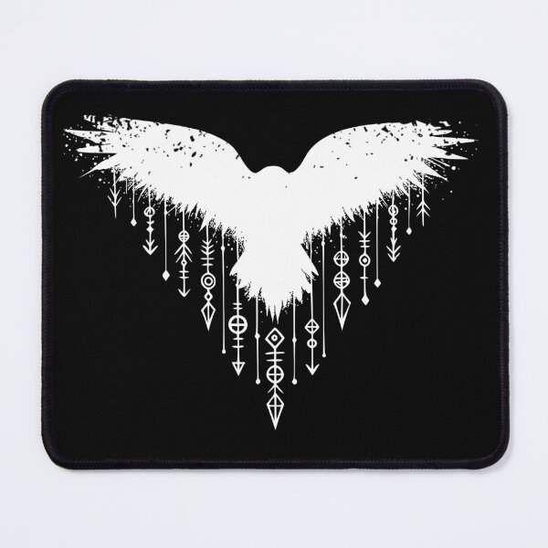 Item preview, Vintage Nordic Viking Raven Norse Rune Compass designed and sold by 3rd Eye Perceptions.