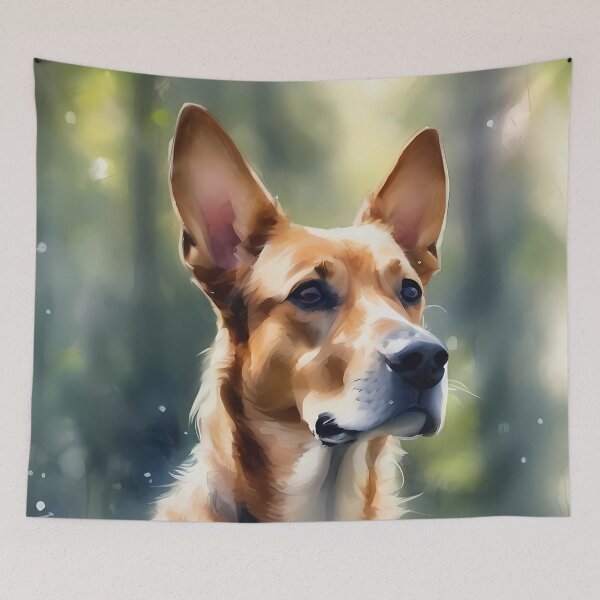 Item preview, Brown and White Dog designed and sold by CalmnessbyChoice.