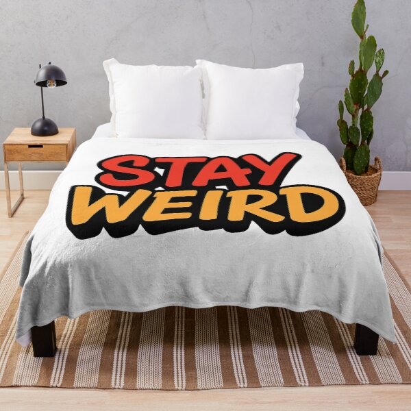 Item preview, Stay Weird Graffiti Typography – Bold Urban Street Style Sticker & T-Shirt Design designed and sold by RouniBoutique.
