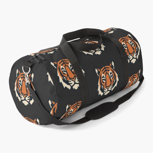 Item preview, Geometric Tiger Head – Low Poly Symmetrical Animal Design designed and sold by Bratak.
